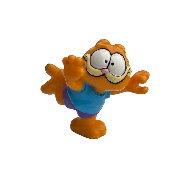 VTG 70-80’s Garfield PVC Collectible Figurines Lot 2" - Picture 9 of 14